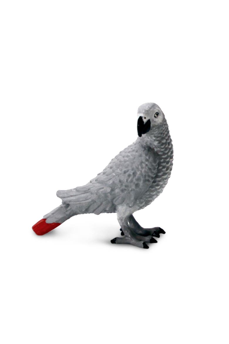 African Gray Parrot Kids Toy Figure, Main, color, None
