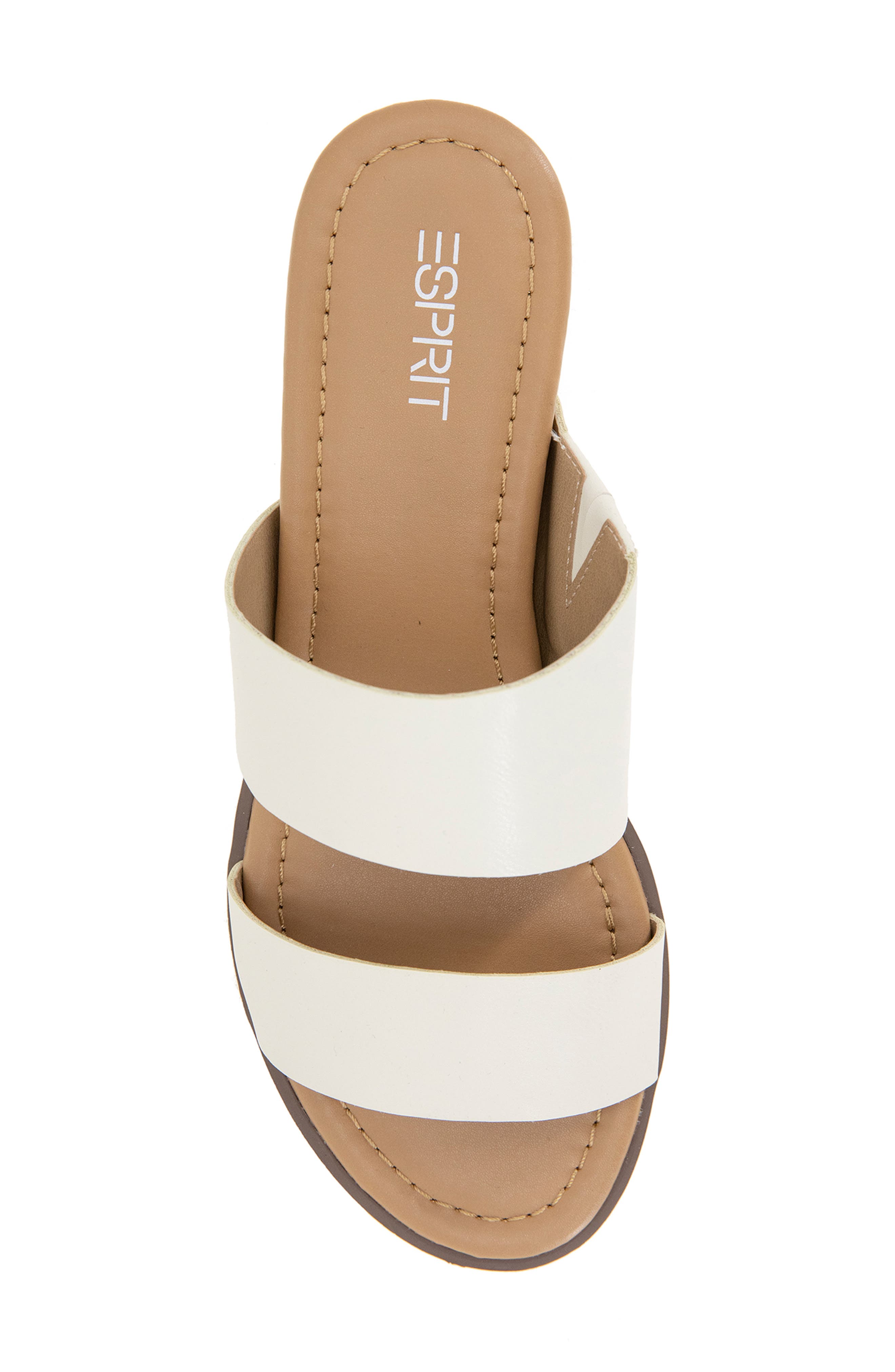 Esprit Dansel Wedge Slide Sandal, Alternate, color, White