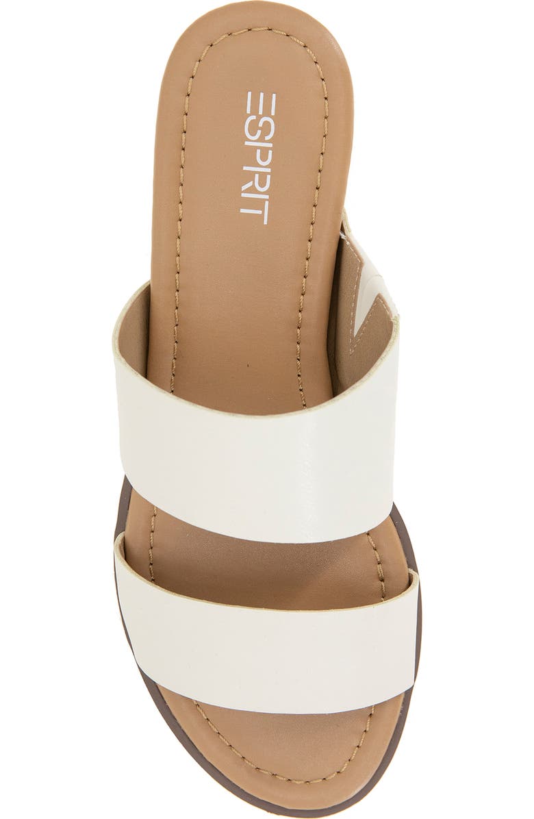 Esprit Dansel Wedge Slide Sandal, Alternate, color, White