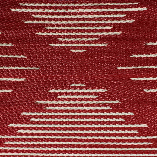 Northlight 4' X 6' Red And Beige Southwestern Pattern Rectangular Outdoor Area Rug In Red