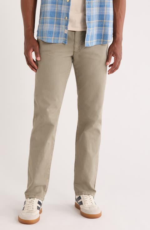 Saturday Slim Straight Leg Twill Chinos