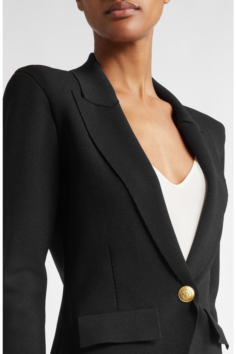 Chamberlain Knit Blazer, Alternate, color, BLACK/ GOLD