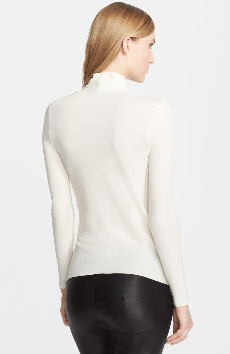 Helmut Lang 'Helix' Draped Jersey Top, Alternate, color, 