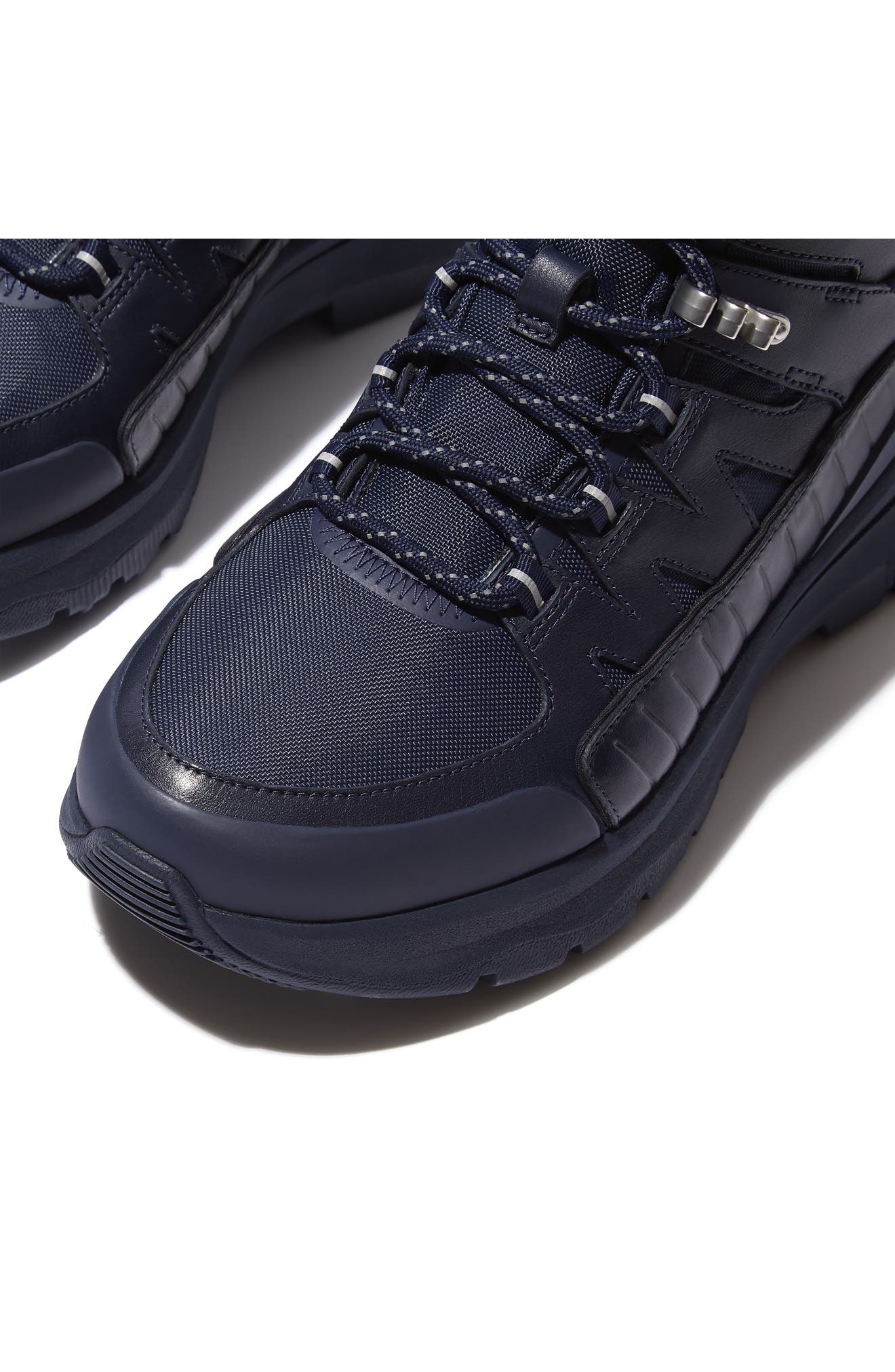 Neo-D-Hyker Leather Hiking Boot, Alternate, color, ALL MIDNIGHT NAVY
