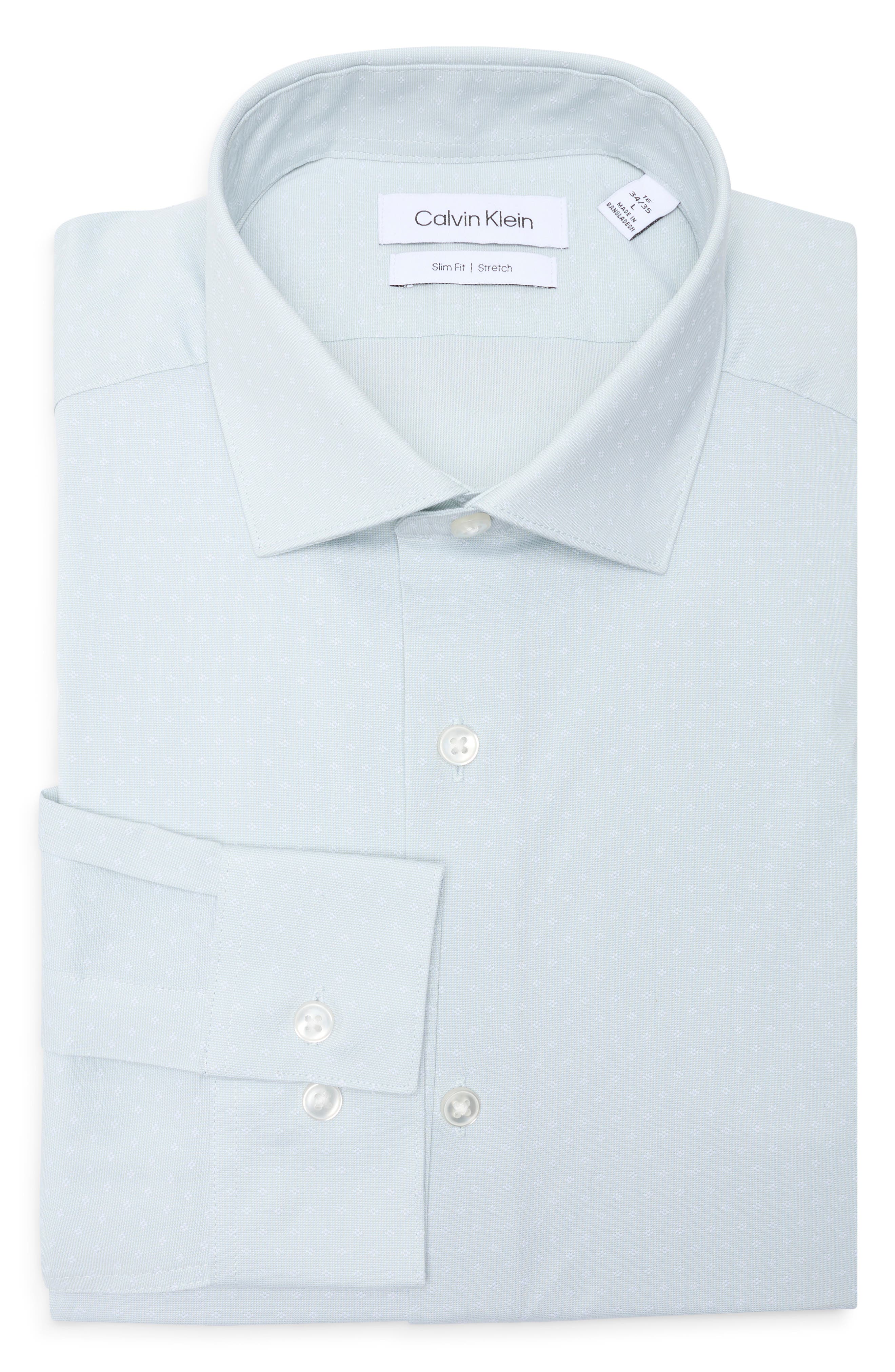 Calvin Klein Slim Fit Stretch Dress Shirt