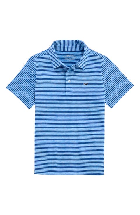 Kids' Bradley Stripe Stretch Polo (Big Kid)