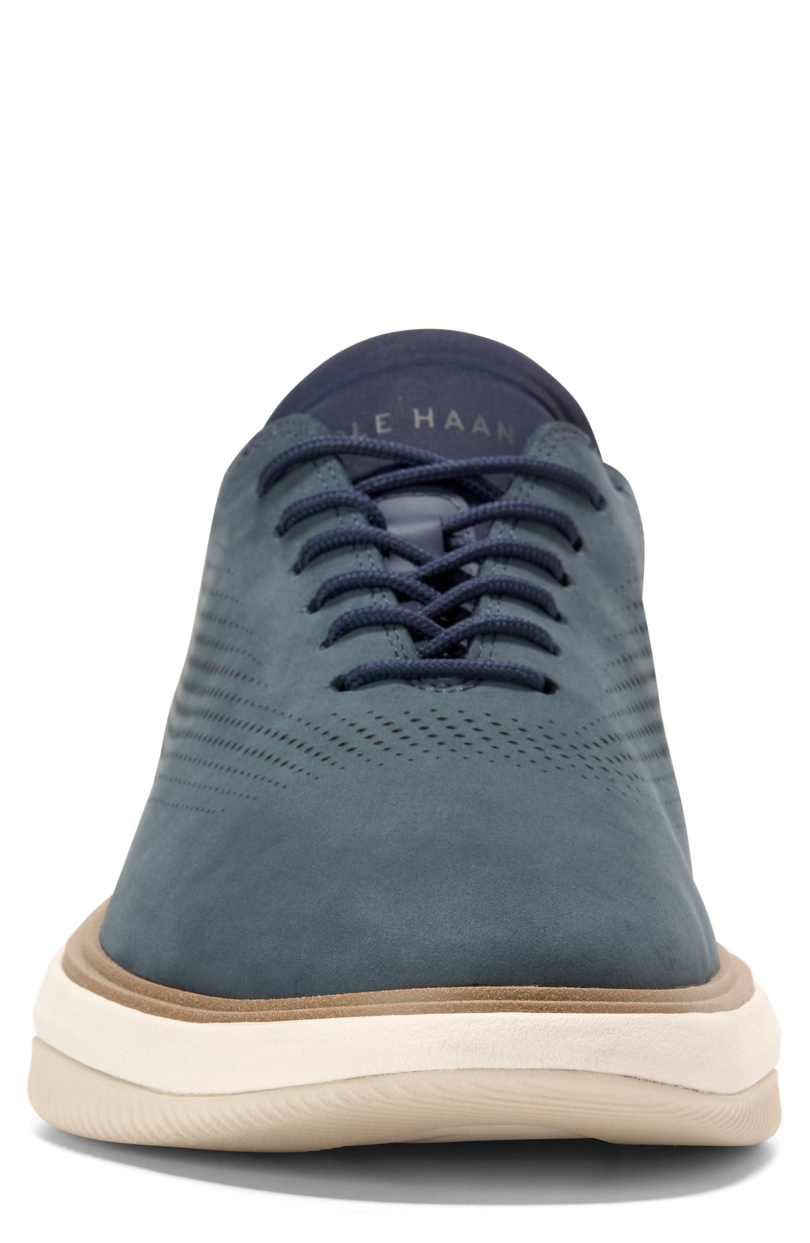 Grand Phaze Laser Leather Oxford, Alternate, color, NAVY NUBUCK/ NATURAL