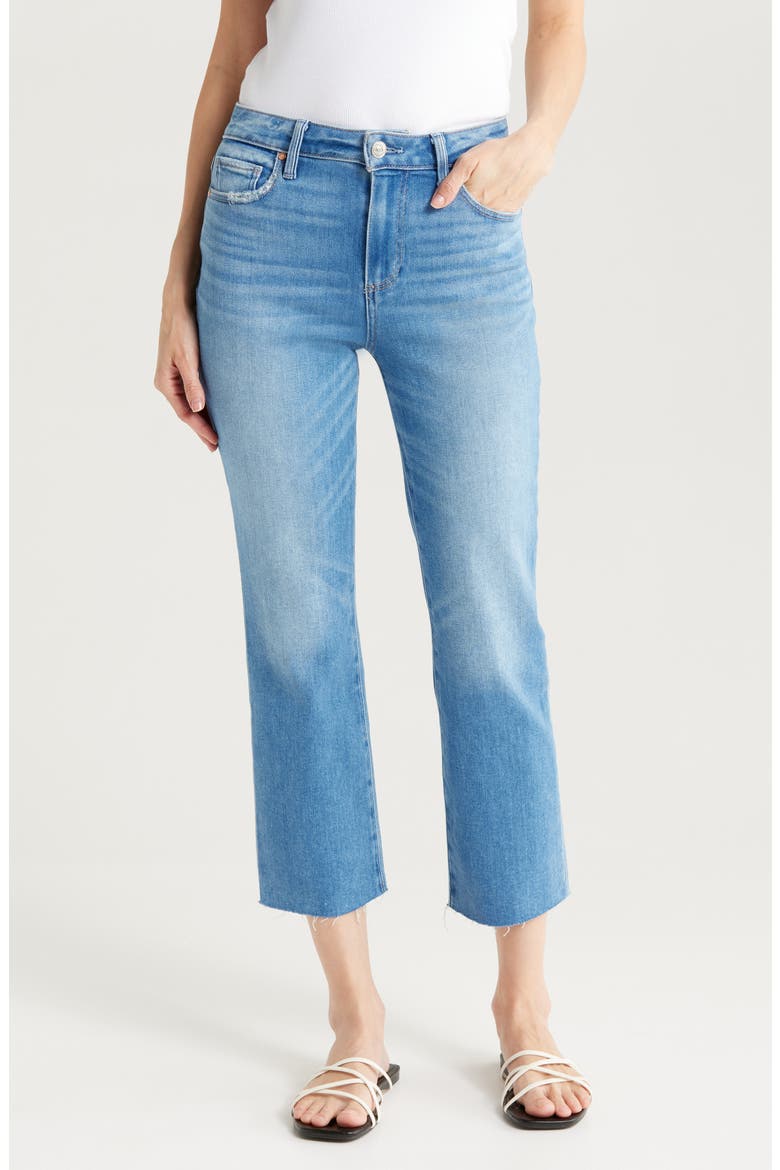 Cindy Raw Hem Crop Jeans, Main, color, MESMERIZE