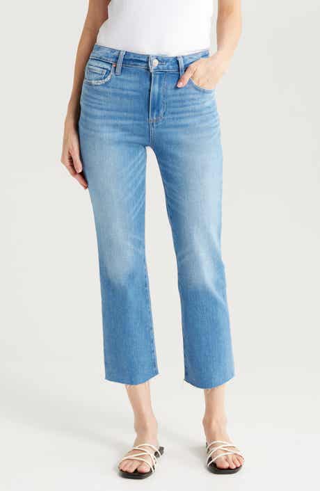 PAIGE Cindy Raw Hem Crop Jeans