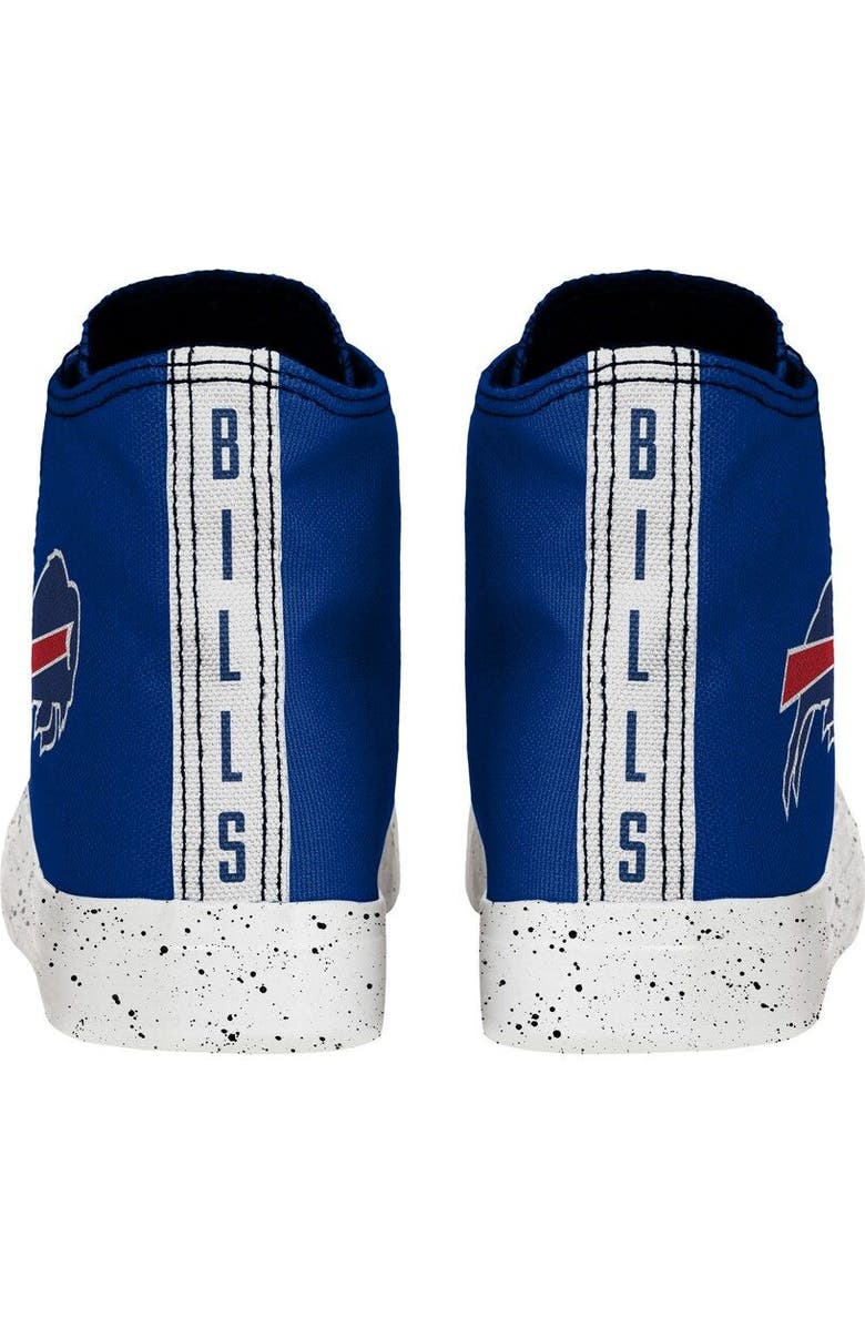 FOCO Men's FOCO Buffalo Bills Paint Splatter High Top Sneakers, Alternate, color,
