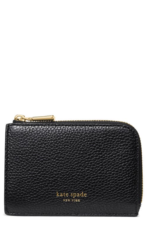 Kate Spade New York Mini Zip Card Case In Black