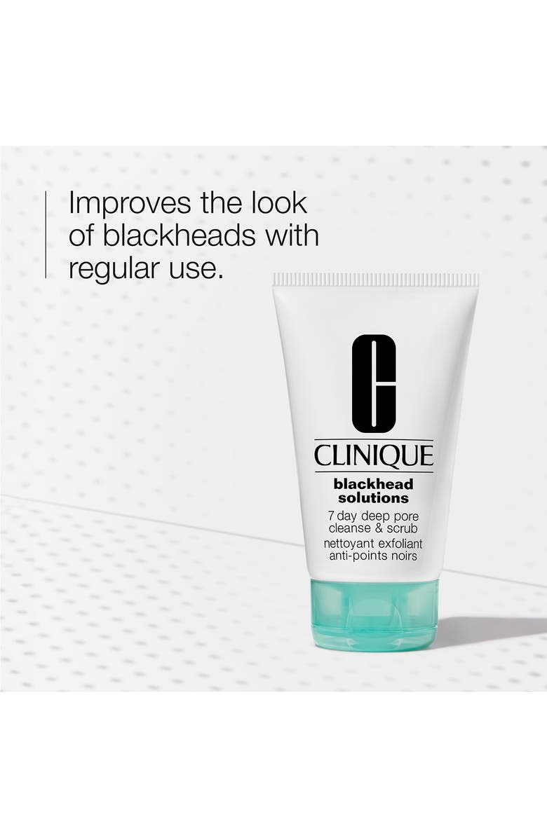 Clinique Blackhead Solutions 7 Day Deep Pore Cleanser & Face Scrub, Alternate, color, 
