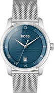 BOSS Principle Mesh Strap Watch, 41mm