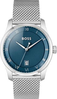 BOSS Principle Mesh Strap Watch, 41mm