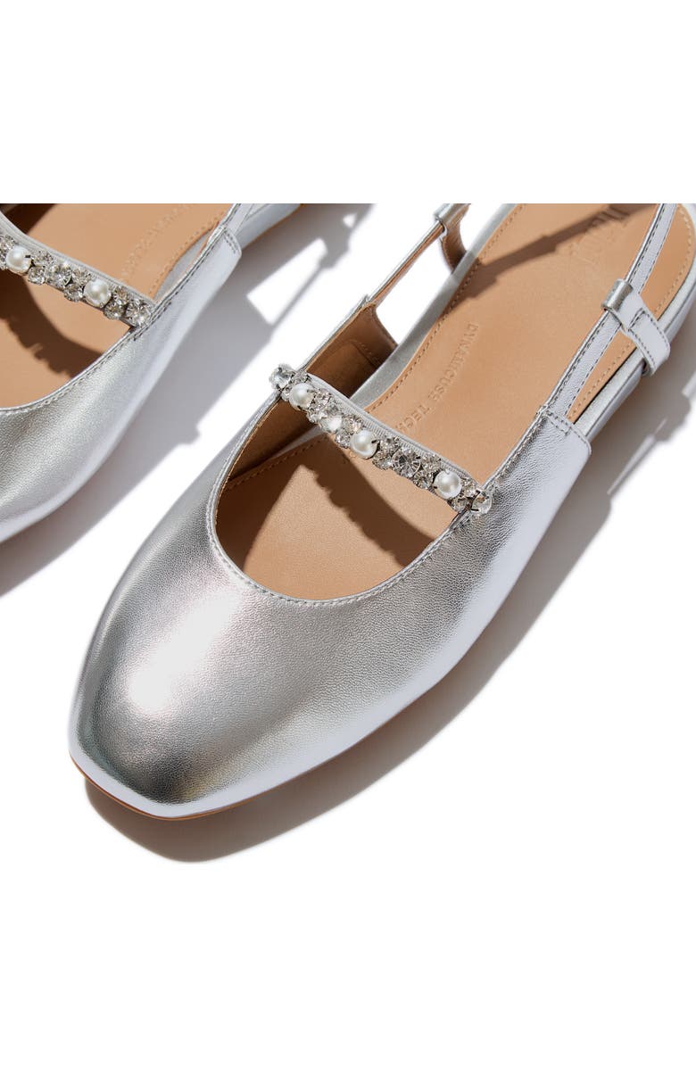 FitFlop Delicato Pearl-Crys Slingback, Alternate, color, Black