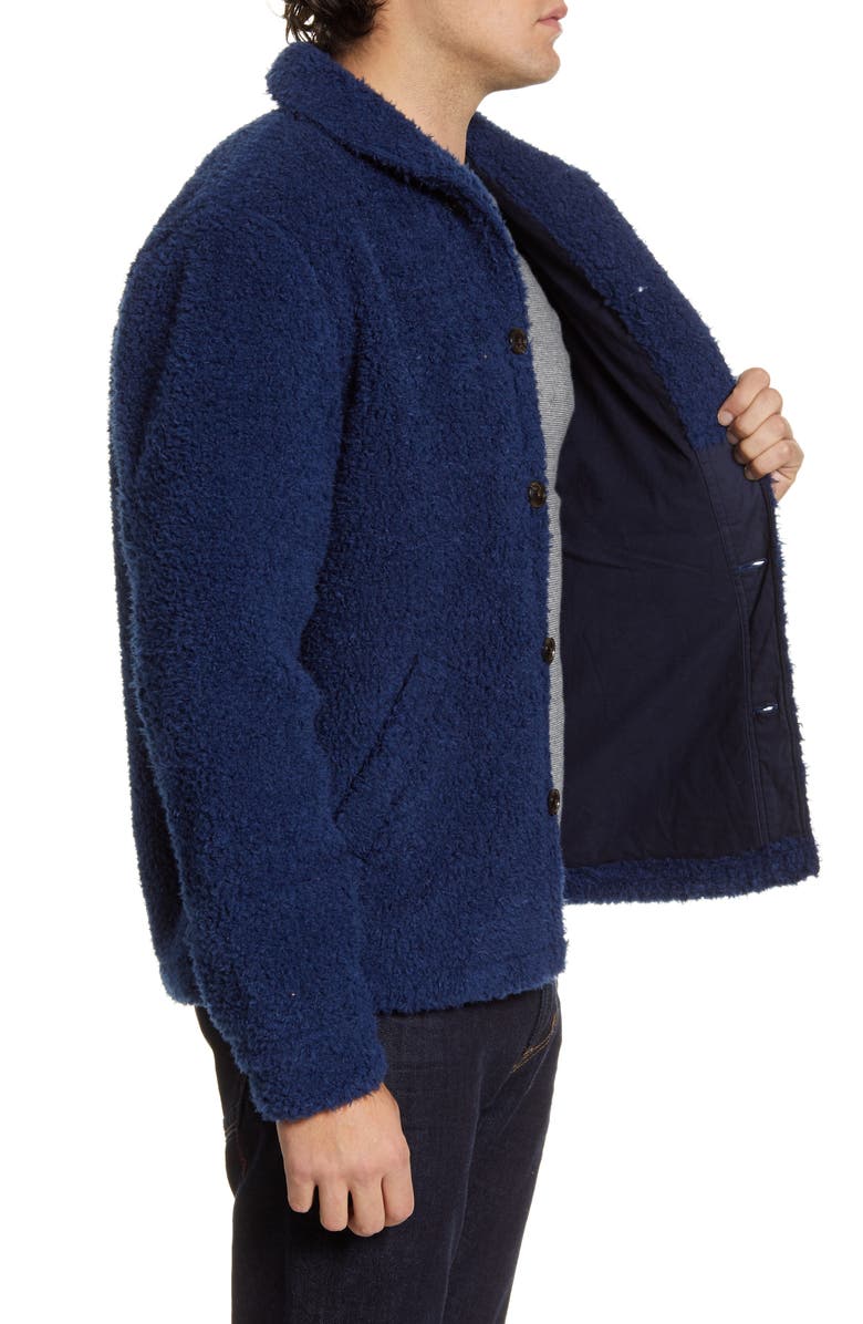 Bonobos Slim Fit Fleece Shirt Jacket, Alternate, color, 