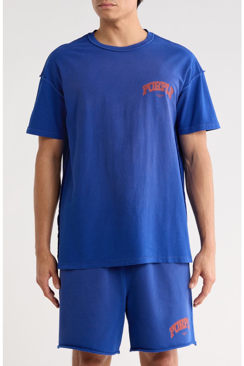 Logo Graphic T-Shirt, Main, color, BLUE