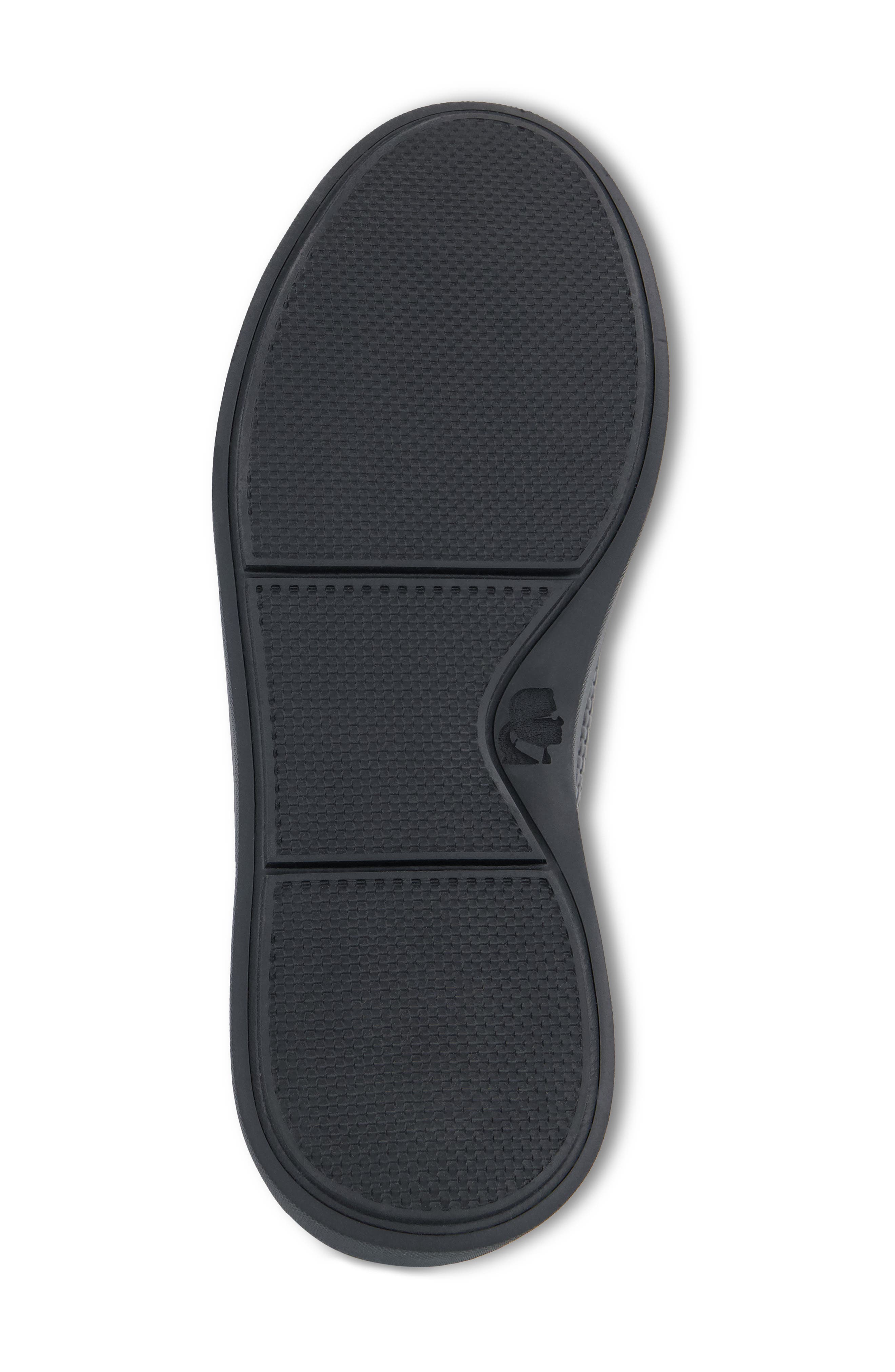 KARL LAGERFELD PARIS Laceless Sneaker, Alternate, color, Black