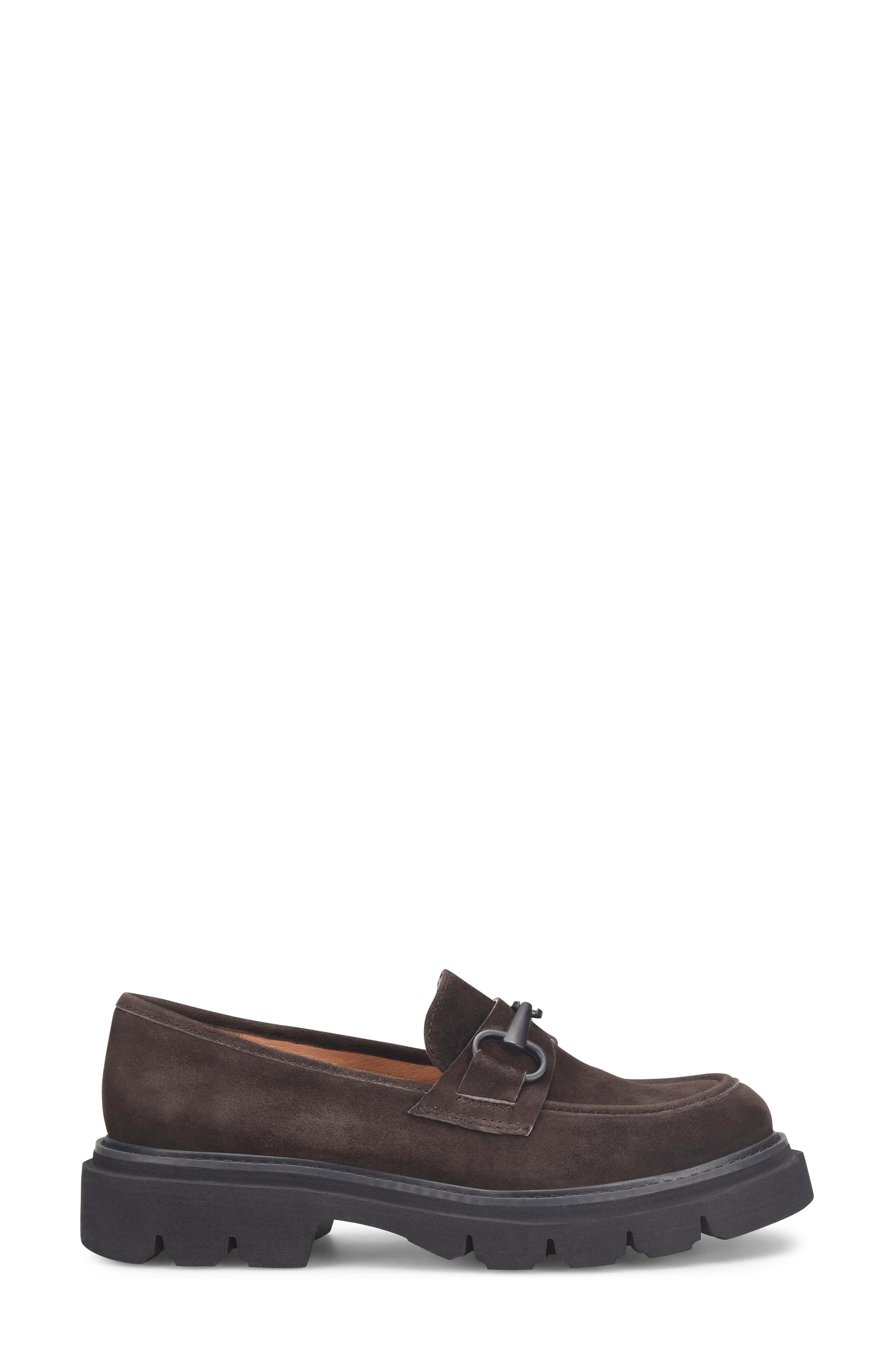 Söfft Satara Platform Bit Loafer, Alternate, color, Chocolate