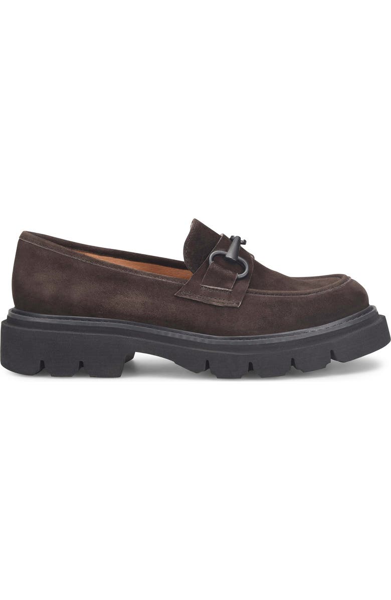 Söfft Satara Platform Bit Loafer, Alternate, color, Chocolate