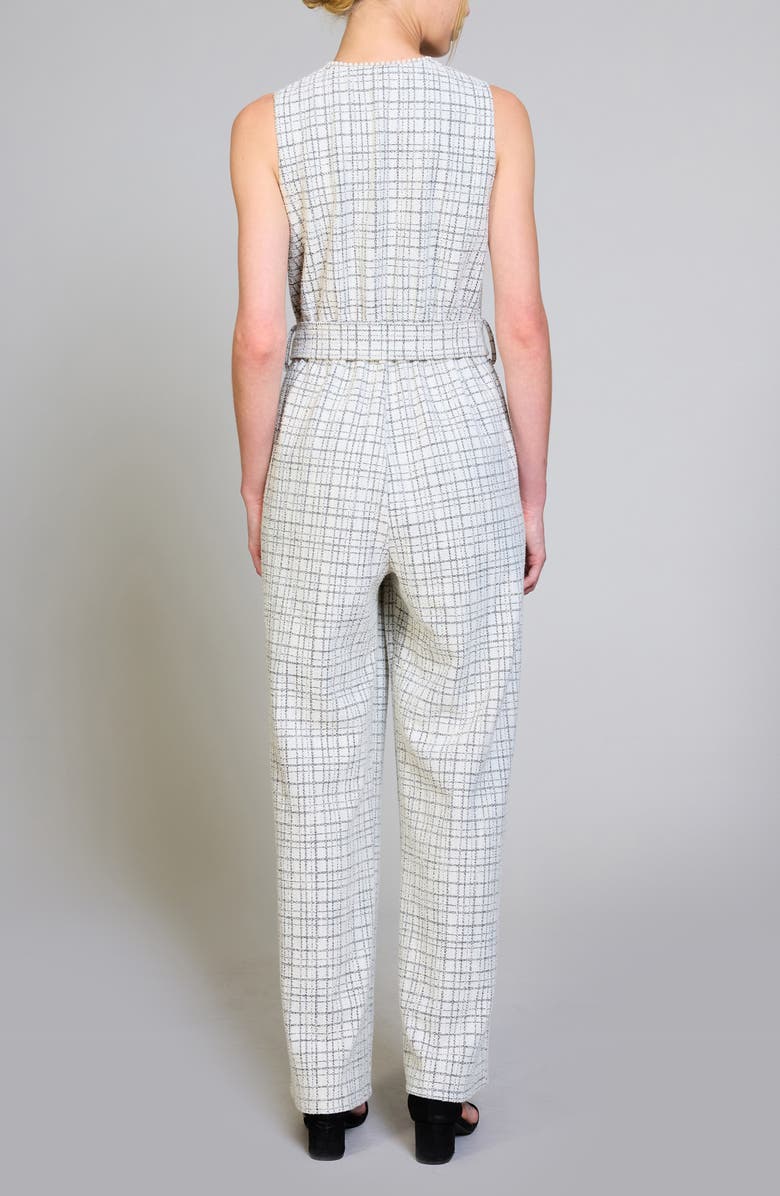 MELLODAY Belted Sleeveless Jumpsuit, Alternate, color,