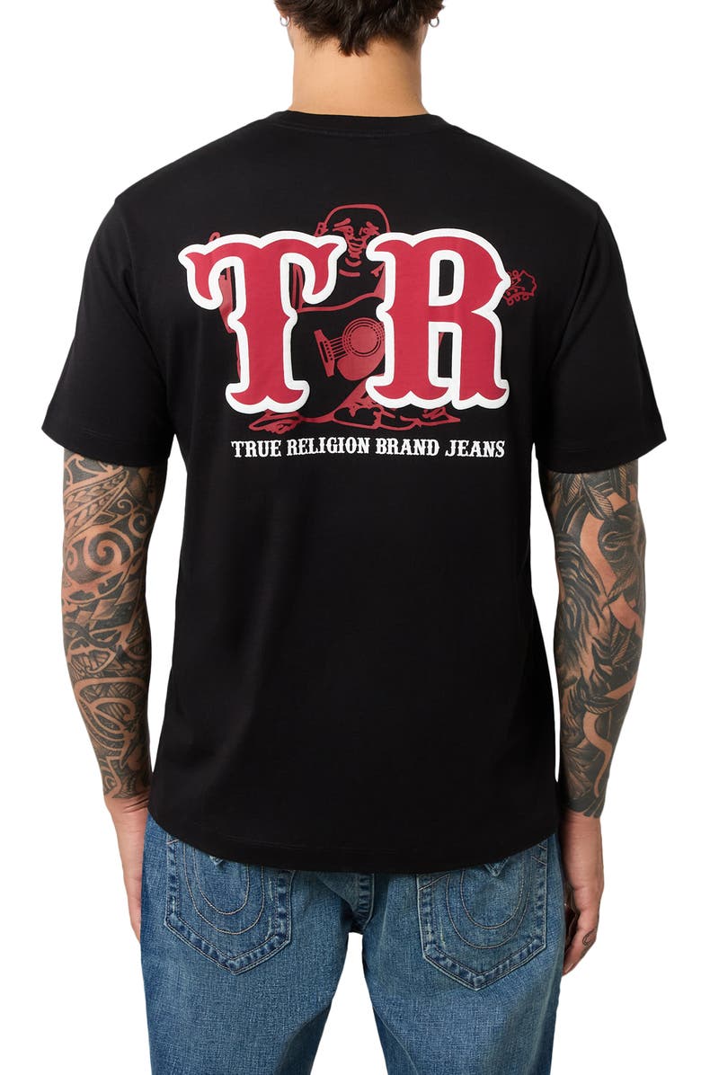 True Religion Buddha Logo Graphic T-Shirt, Alternate, color, 