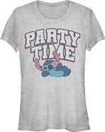 Lilo & Stitch Juniors Lilo & Stitch American Party Time T Shirt