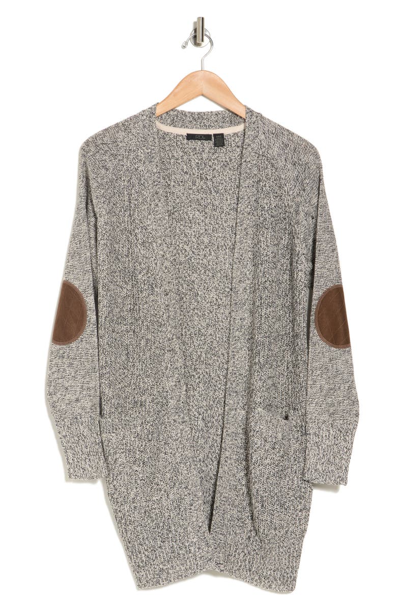 RDI Elbow Patch Twist Cardigan, Alternate, color,