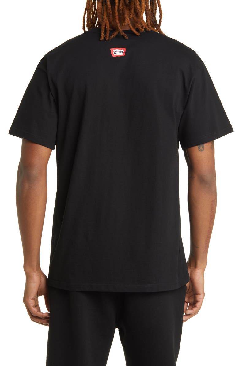 ICECREAM Fur Coat Cotton Graphic T-Shirt, Alternate, color,