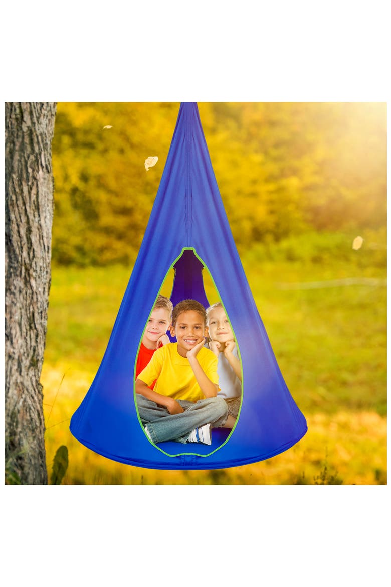 Kids Nest Swing, Alternate, color, BLUE