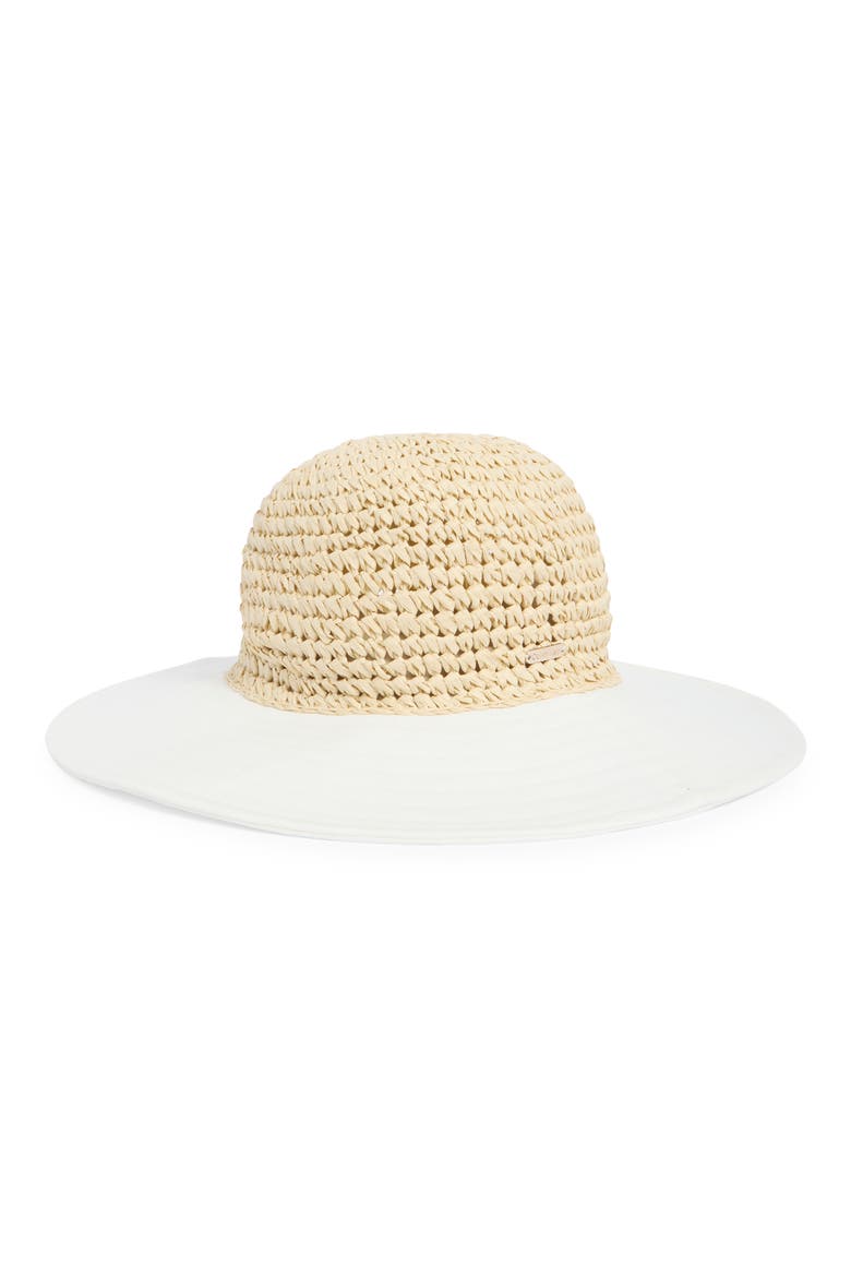 Mixed Media Sun Hat, Main, color, NATURAL