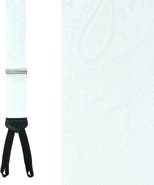 Trafalgar Big & Tall Banbury Tone on Tone Paisley Silk Formal Suspenders