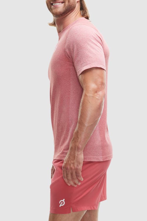 Peloton Seamless Short Sleeve In Brick Red