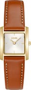 BOSS Lucy Scala Leather Strap Watch, 22mm