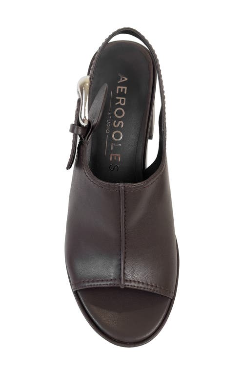 Aerosoles Zella Platform Sandal In Brown