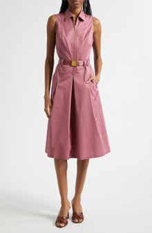 Kylo Belted Cotton Blend Shirtdress