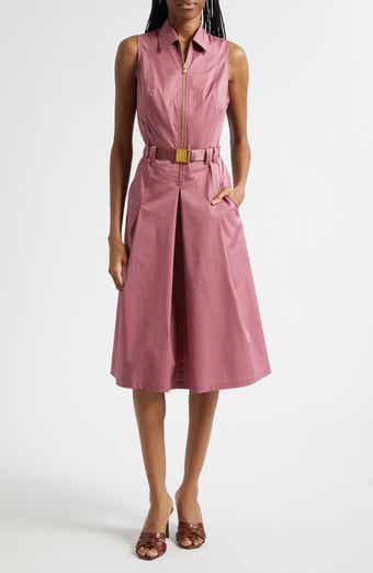 Kylo Belted Cotton Blend Shirtdress