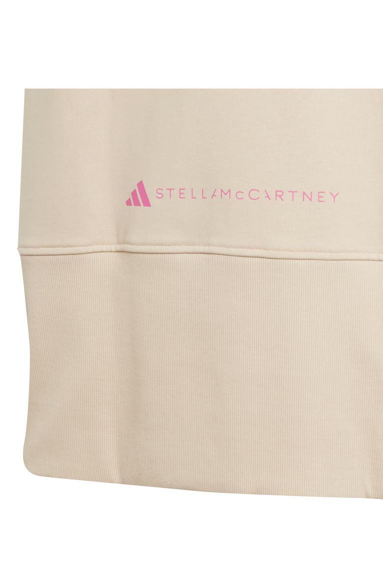 adidas by Stella McCartney Gender Inclusive Short Sleeve Organic Cotton Hoodie, Alternate, color,