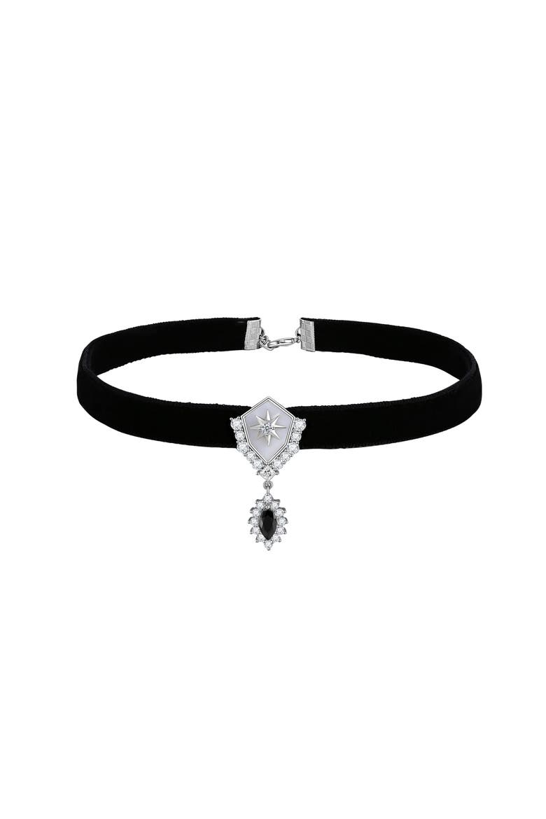Guardian of the Galaxy Choker, Main, color, Black & Sliver&Crystal Clear