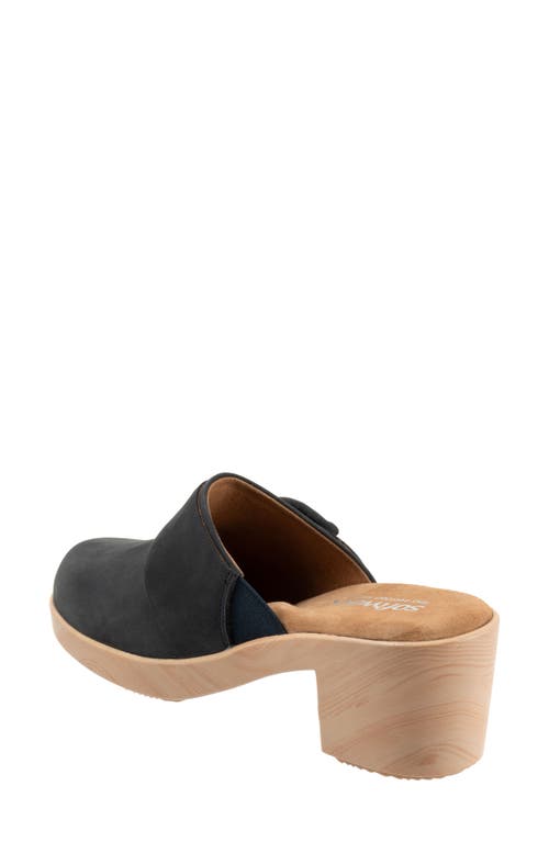 Softwalk ® Ferrara Platform Mule In Black