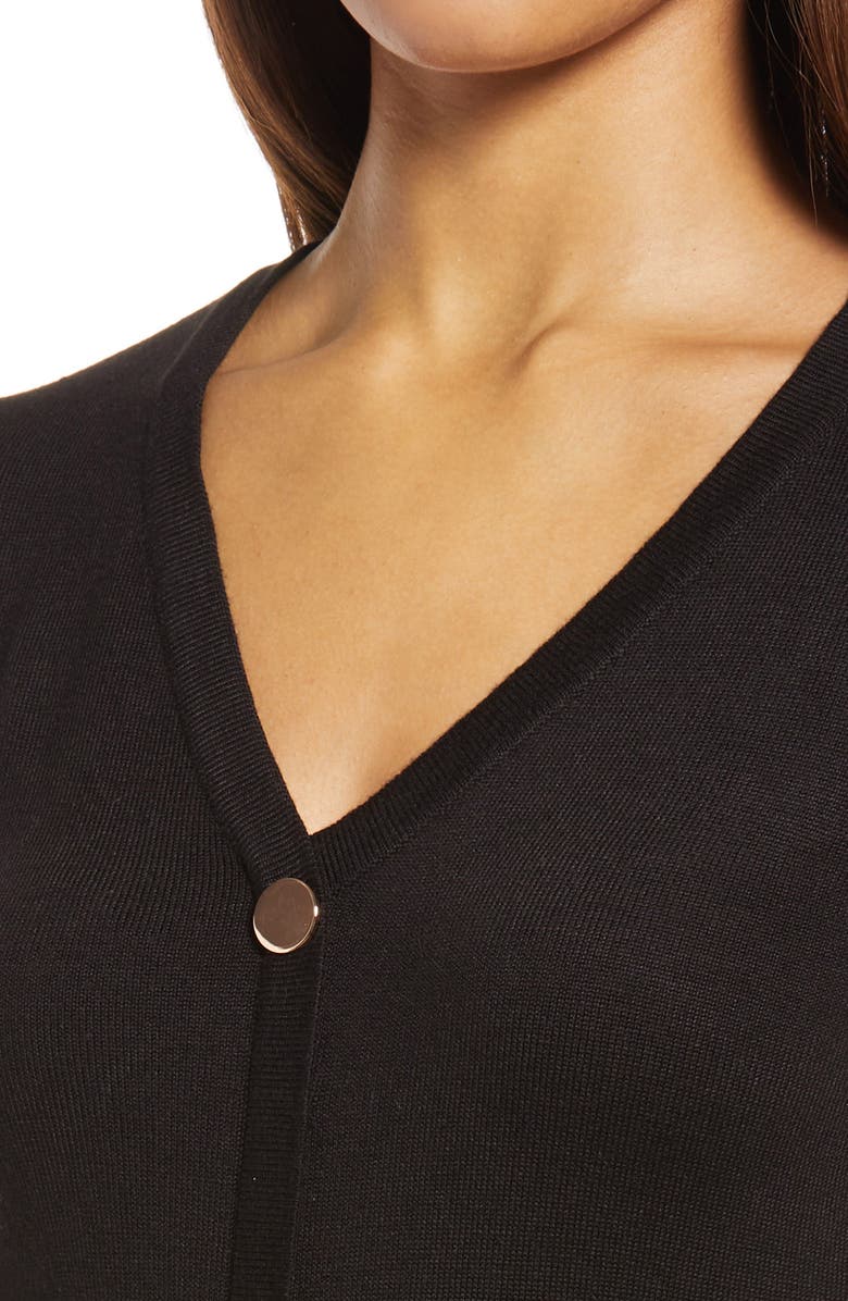 Eliza J Long Sleeve Sweater Dress, Alternate, color,