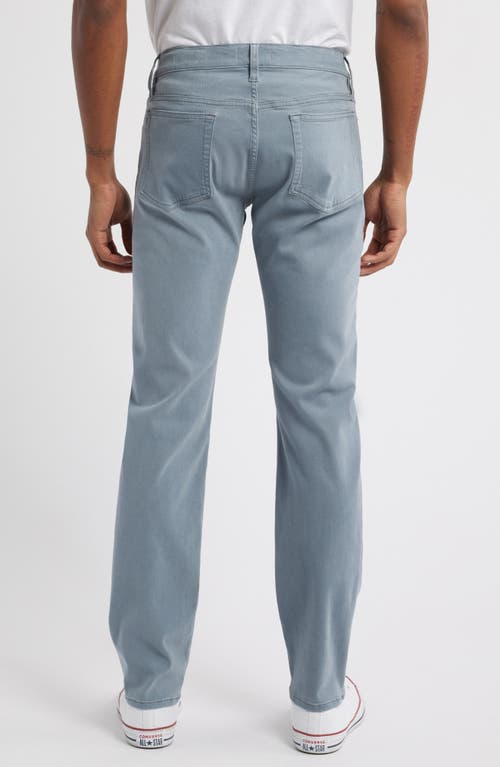 Frame L'homme Slim Fit Brushed Twill Pants In Smoky Blue In Smoky Blue