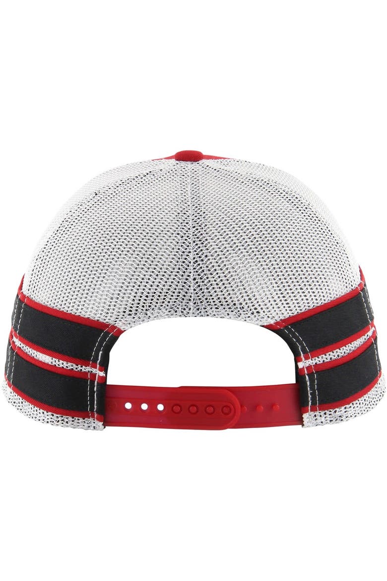Men's '47 Red Georgia Bulldogs Straight Eight Adjustable Trucker Hat, Alternate, color, Red
