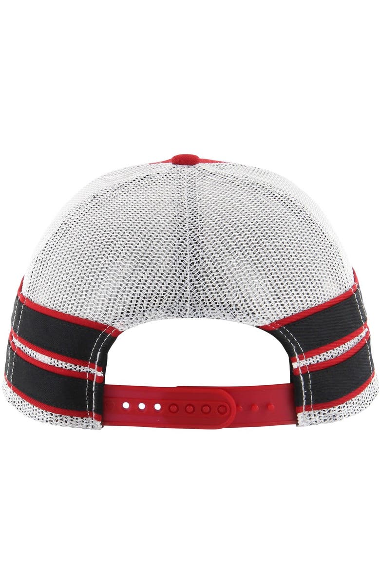 '47 Men's '47 Red Georgia Bulldogs Straight Eight Adjustable Trucker Hat, Alternate, color, 