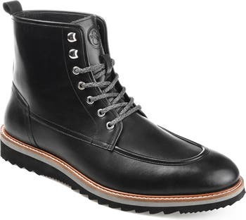 Thomas Vine THOMAS AND VINE Mitchell Leather Moc Toe Ankle Boot