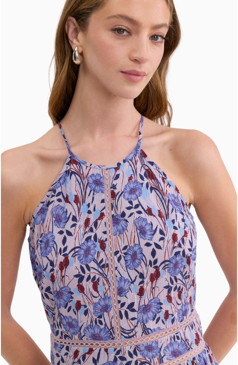 Rebecca Taylor Daphne Crinkle Dress, Alternate, color, 