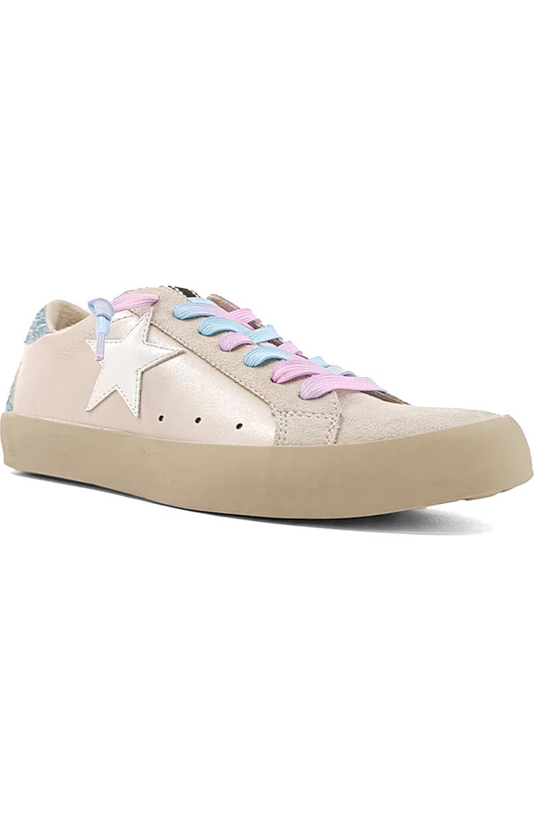 SHUSHOP Paula Low Top Sneaker, Main, color, Champagne