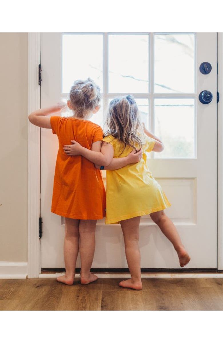 CITY THREADS Soft Knit Jersey Cap Sleeve Dress, Alternate, color, Black