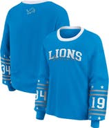 WEAR by Erin Andrews Women's WEAR by Erin Andrews Blue Detroit Lions Sport Long-Sleeve T-Shirt