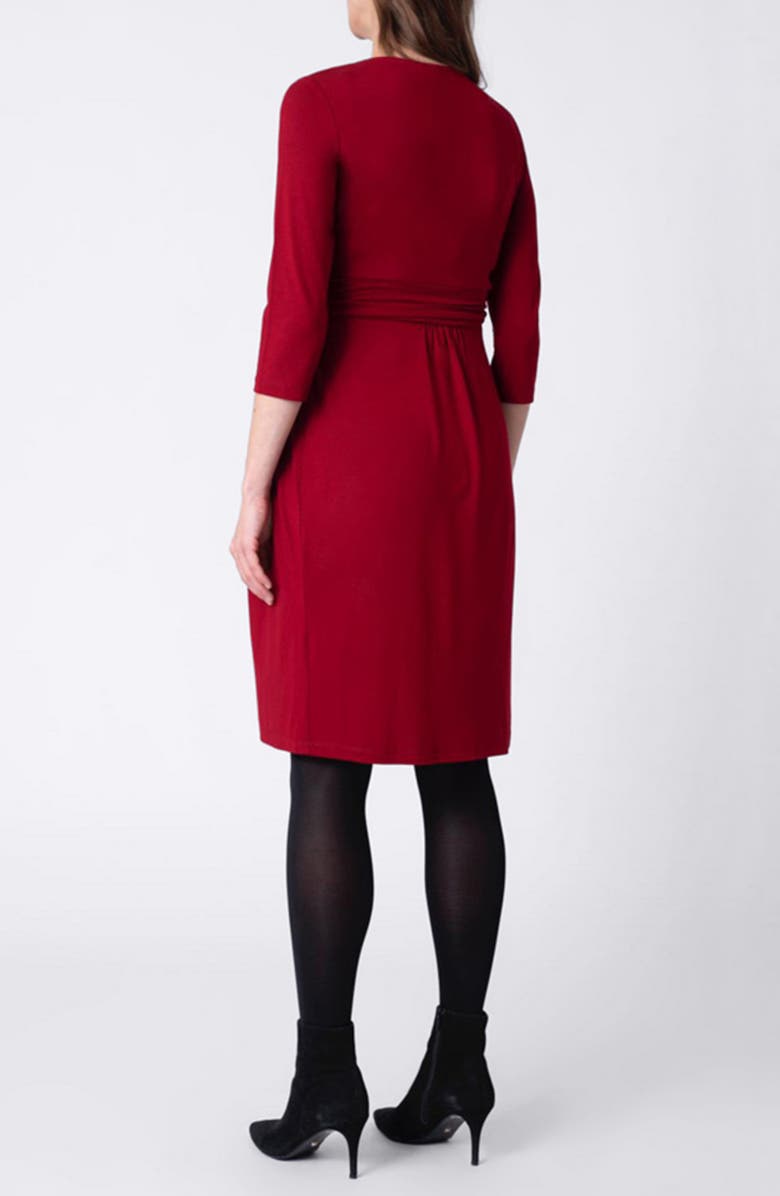 Seraphine Pleated Waist Maternity/Nursing Dress, Alternate, color, 